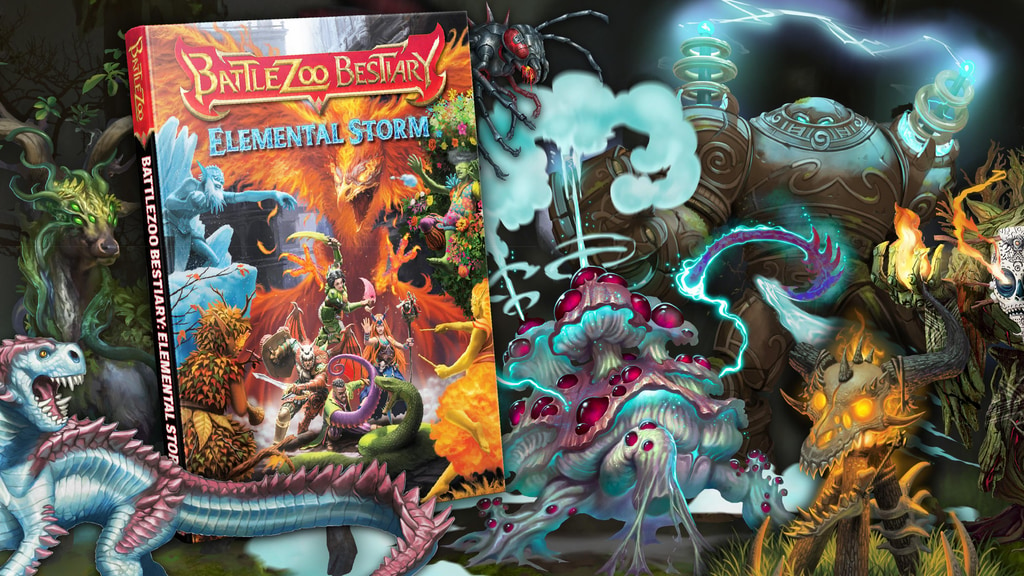 Battlezoo Bestiary: Elemental Storm for 5E and Pathfinder