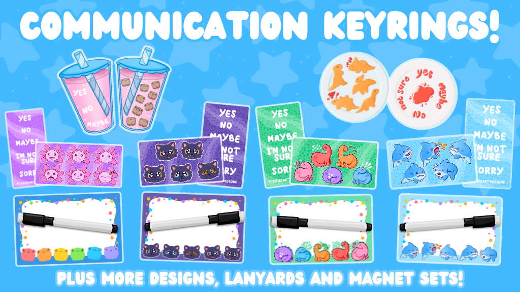 Communication Keyrings: A cool way to express how you feel!