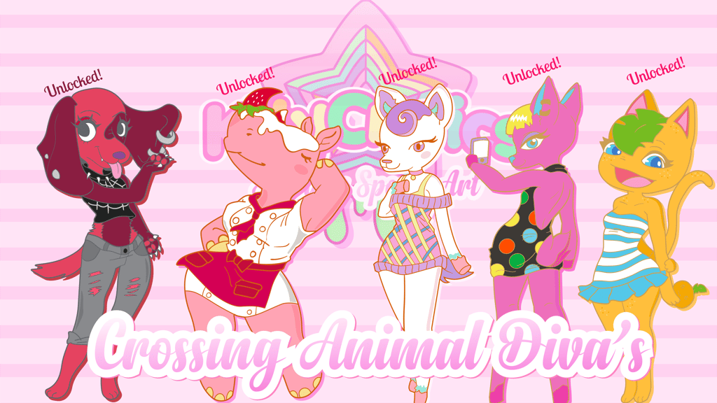 Crossing Animal Divas Enamel Pins - ALL Designs Unlocked!!