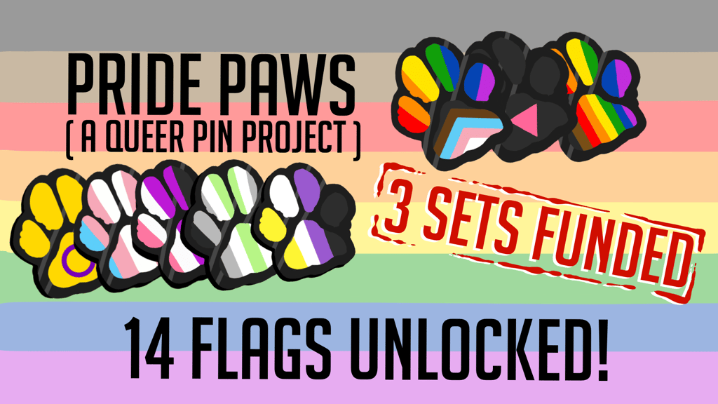 Pride Paws: A Queer Pin Project