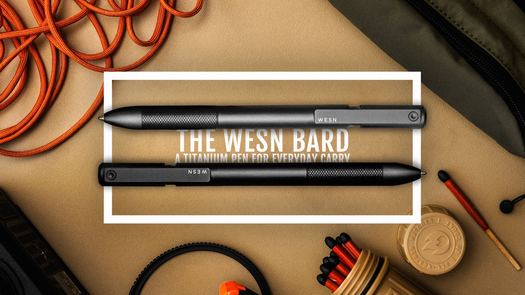 The WESN Bard | A Titanium Pen for Every Day Carry