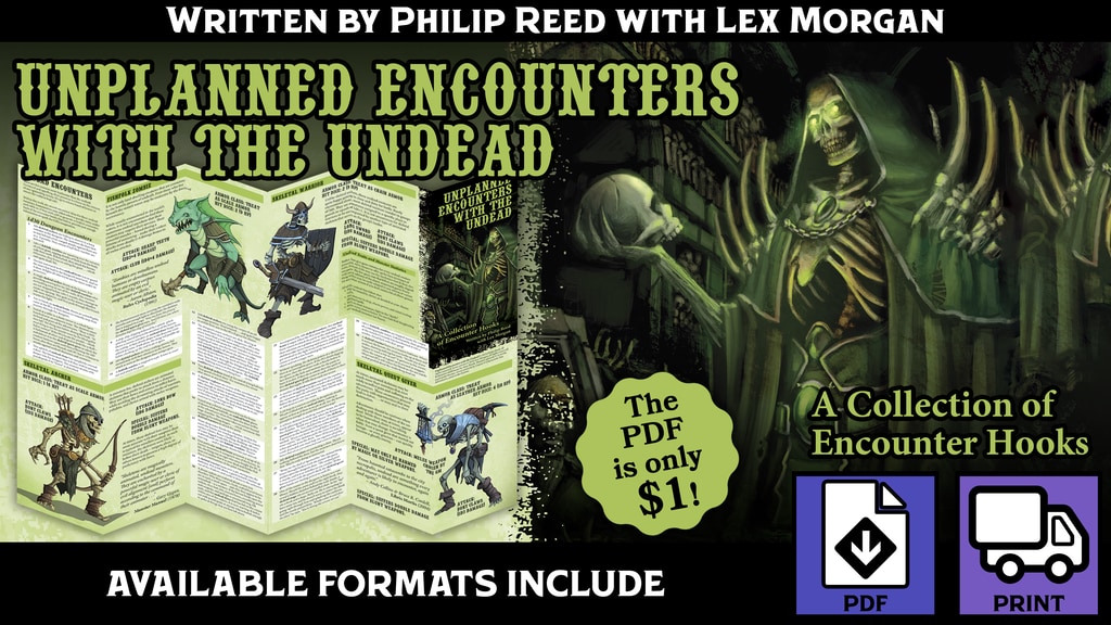 Unplanned Encounters with the Undead for Fantasy RPGs