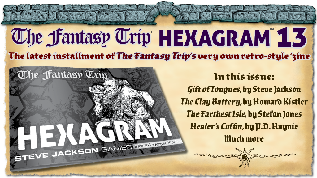 Hexagram #13, an Old-School Zine for The Fantasy Trip RPG