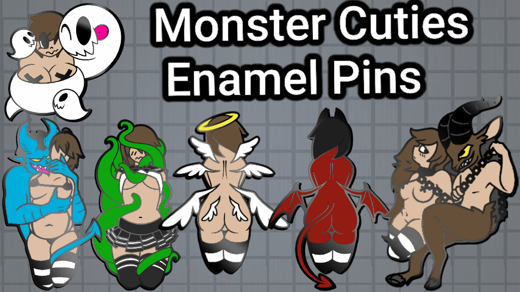 Monster Cuties Enamel Pins