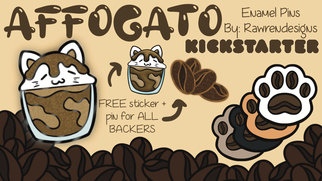 Make 100: Affogato Hard Enamel Pin