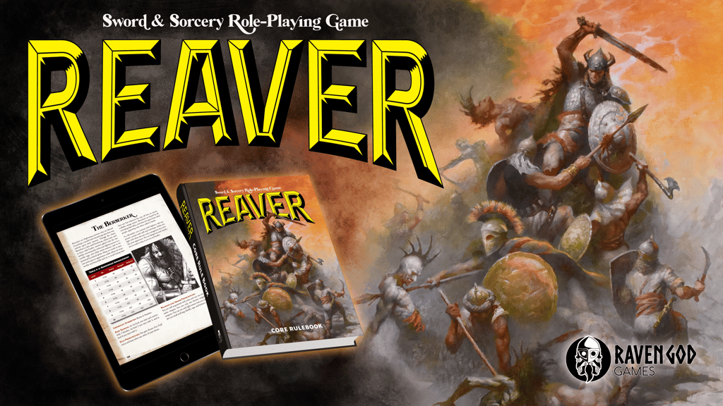 Reaver: Sword & Sorcery Role-Playing Game