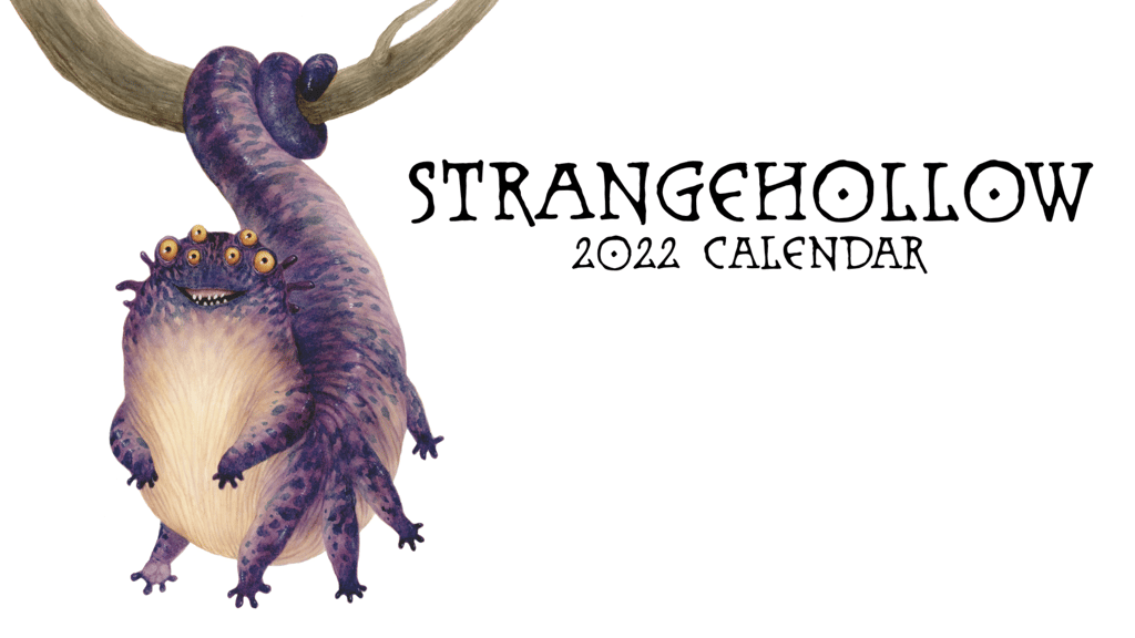 Strangehollow 2022 A4 Wall Calendar