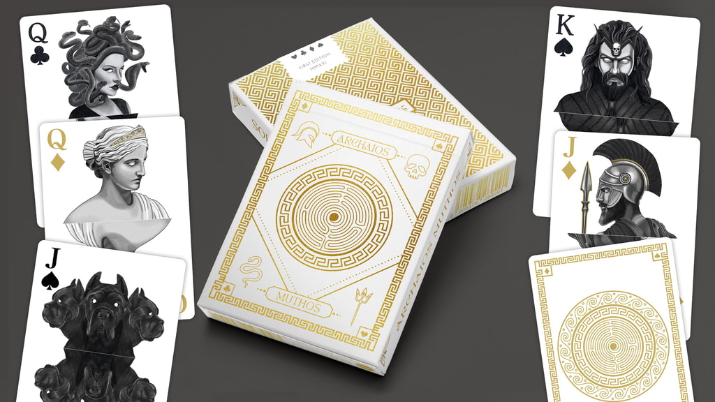 Archaios Muthos Playing Cards – White Edition