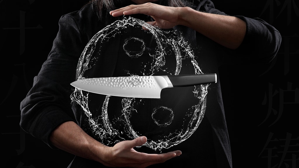 Fully composite kitchen chef knife by Blade Legend