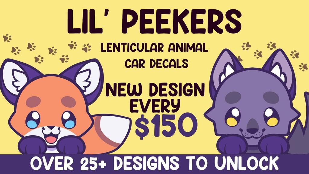 Lil Peekers - Animal Peeker Decals