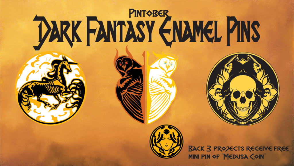 Dark Fantasy Enamel Pins