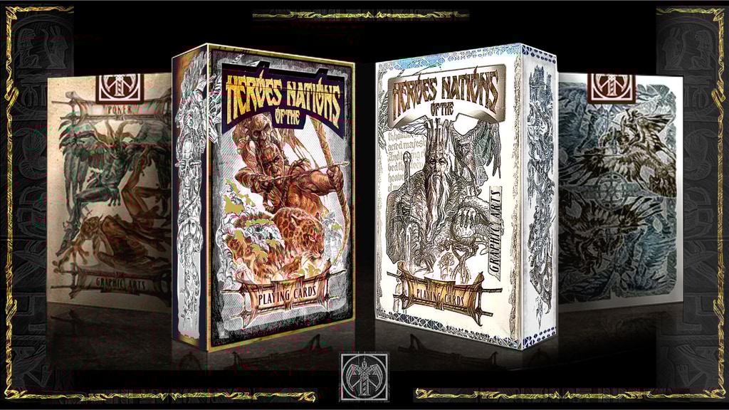 Heroes of the Nations - Art playing cards