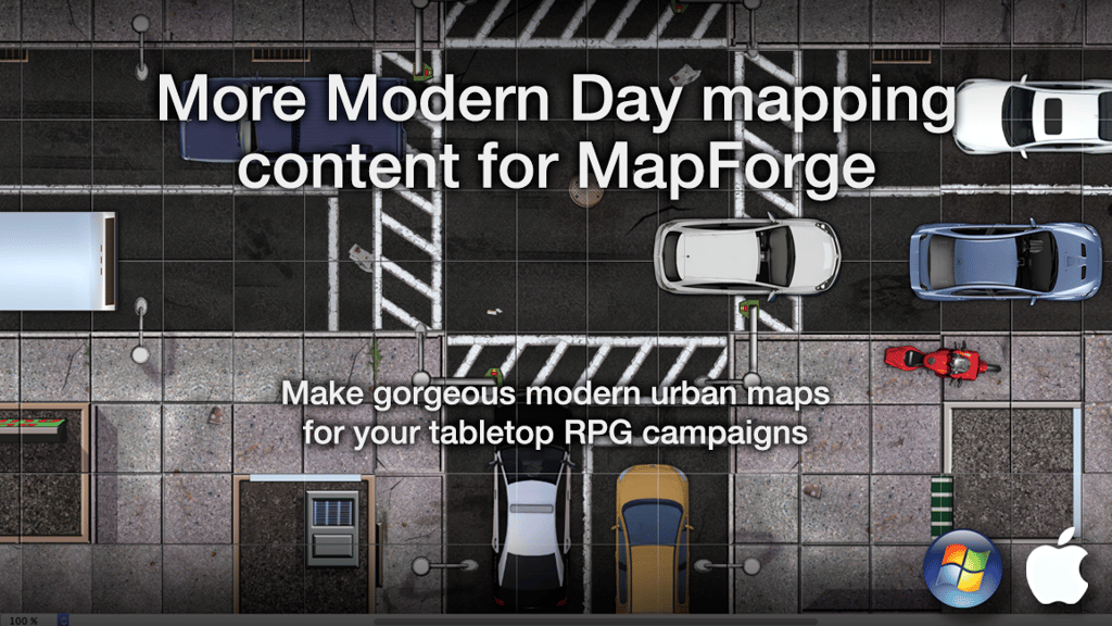 Even more Modern Day mapping content for MapForge software