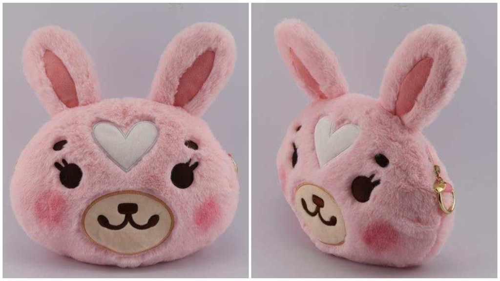 Strawbunny Fluffy Purse