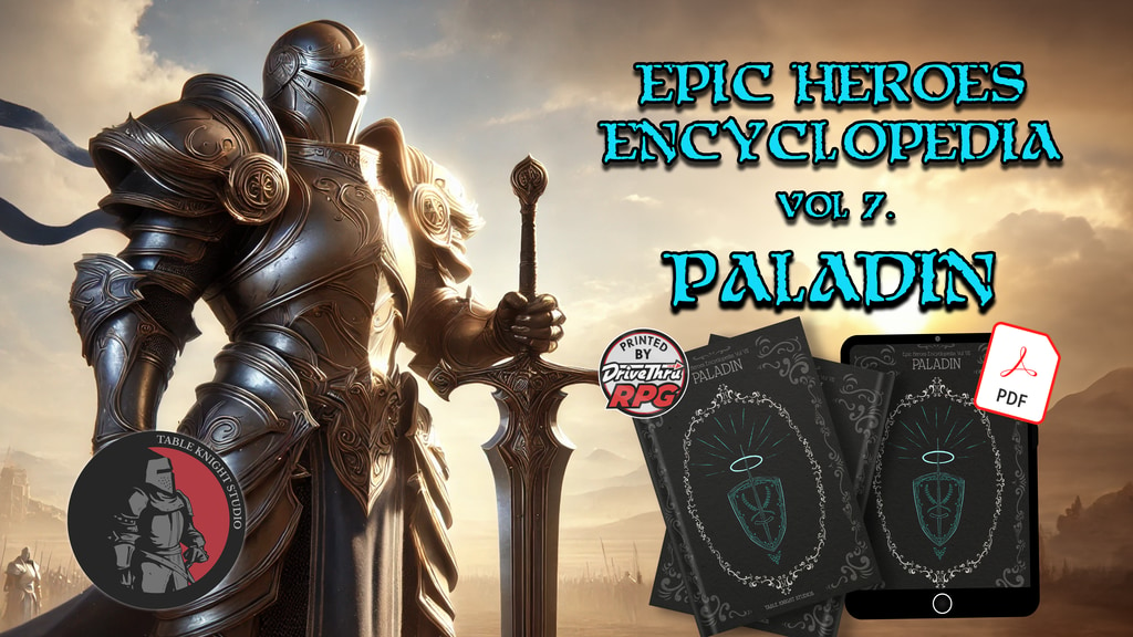 Epic Heroes Encyclopedia for 5e - Paladin