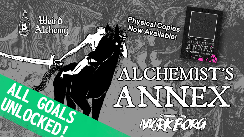 ALCHEMIST'S ANNEX- A 'Compatible with Mörk Borg' Expansion