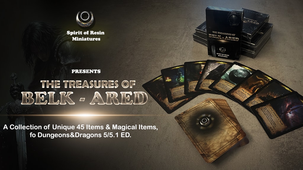 The Treasure of Belk-Ared, Items Cards Deck