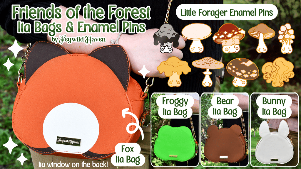 Friends of the Forest - Ita Bags and Enamel Pins