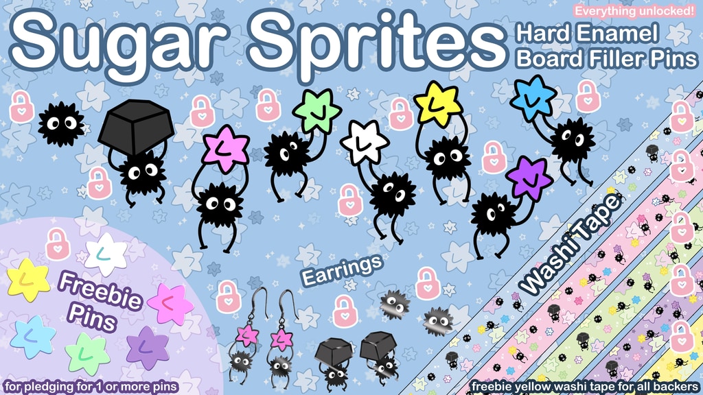 Sugar Sprites Mini Enamel Pins