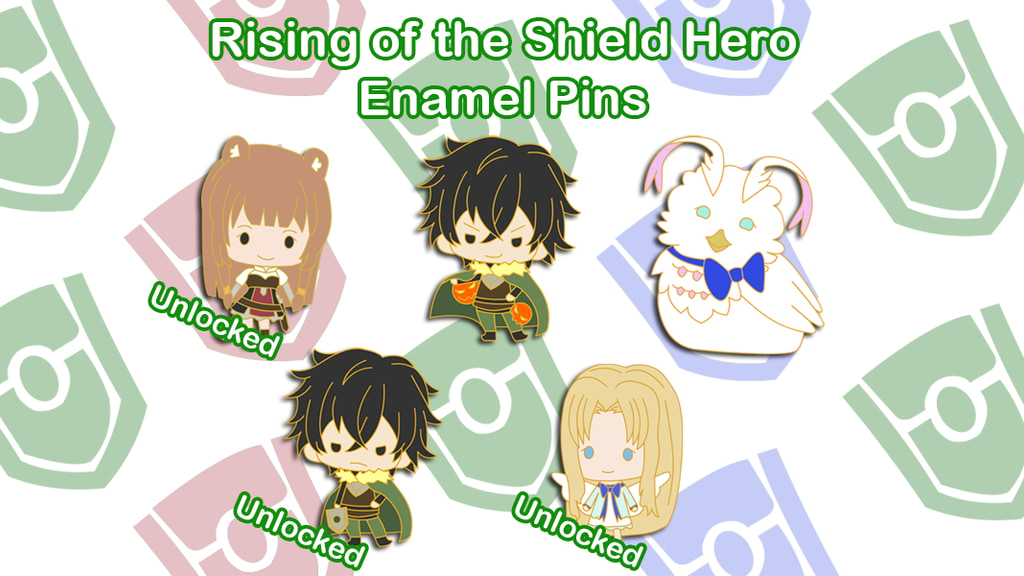 Shield Hero Enamel Pins