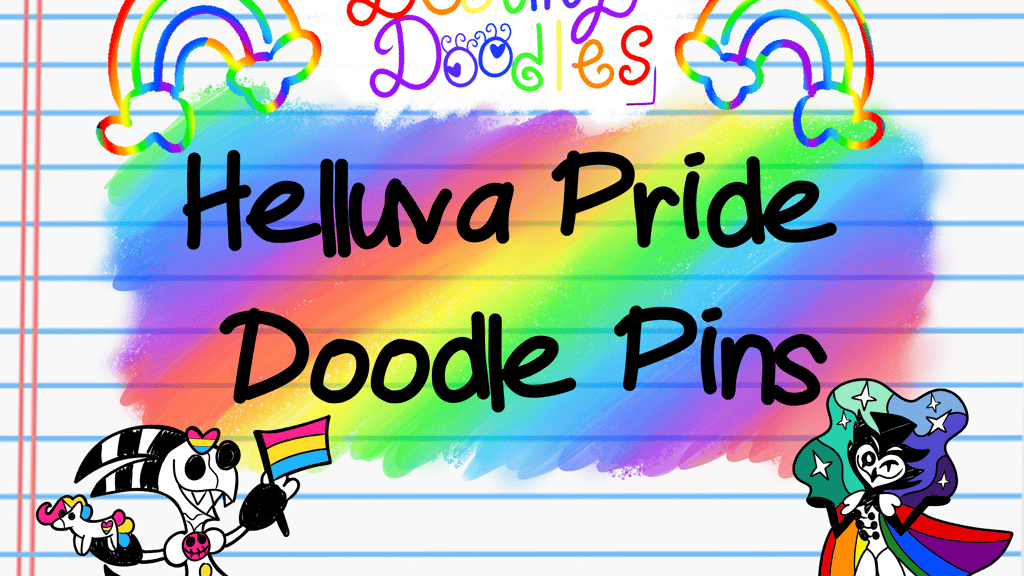 Helluva Pride Doodle Pins