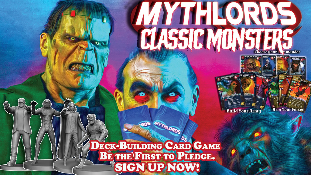 Mythlords: Classic Monsters - Deck-building game w/ Figures