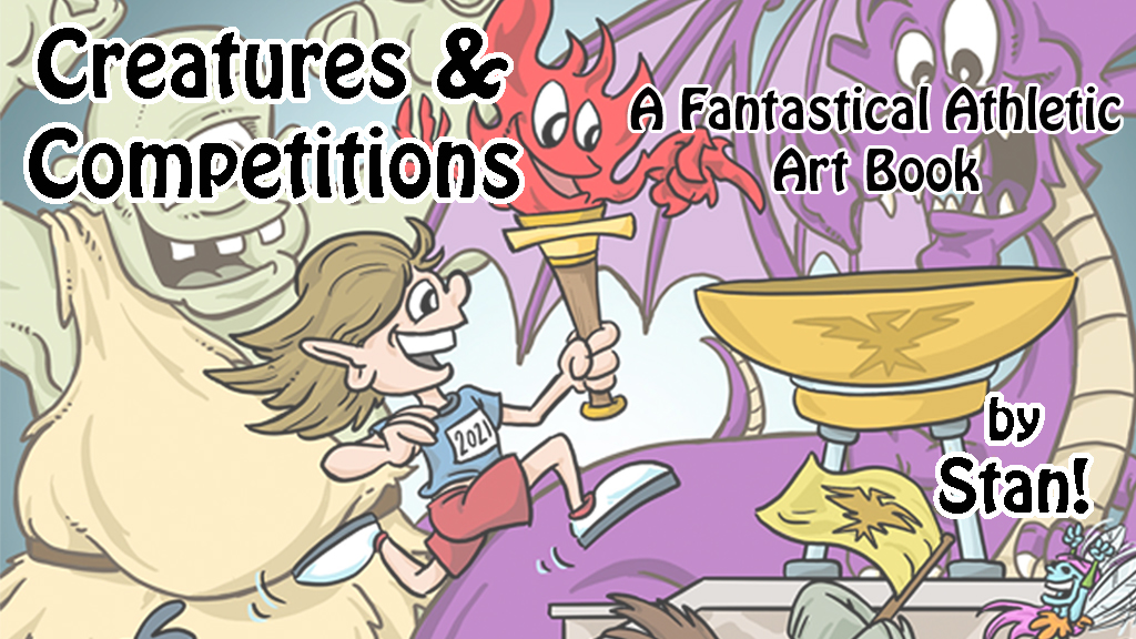 Creatures & Competitions—A Fantastical Athletics Art Book