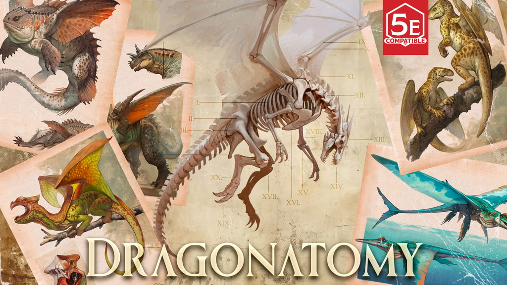 Dragonatomy- Illustrated Scientific Field Guide to Dragons