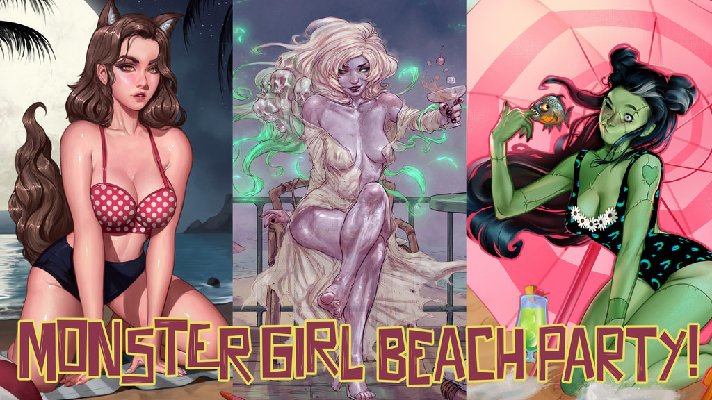 Monster Girl Beach Party