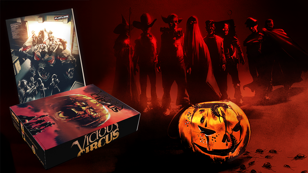 The Vicious Circus 4-Issue Killer Clown HALLOWEEN HORROR BOX