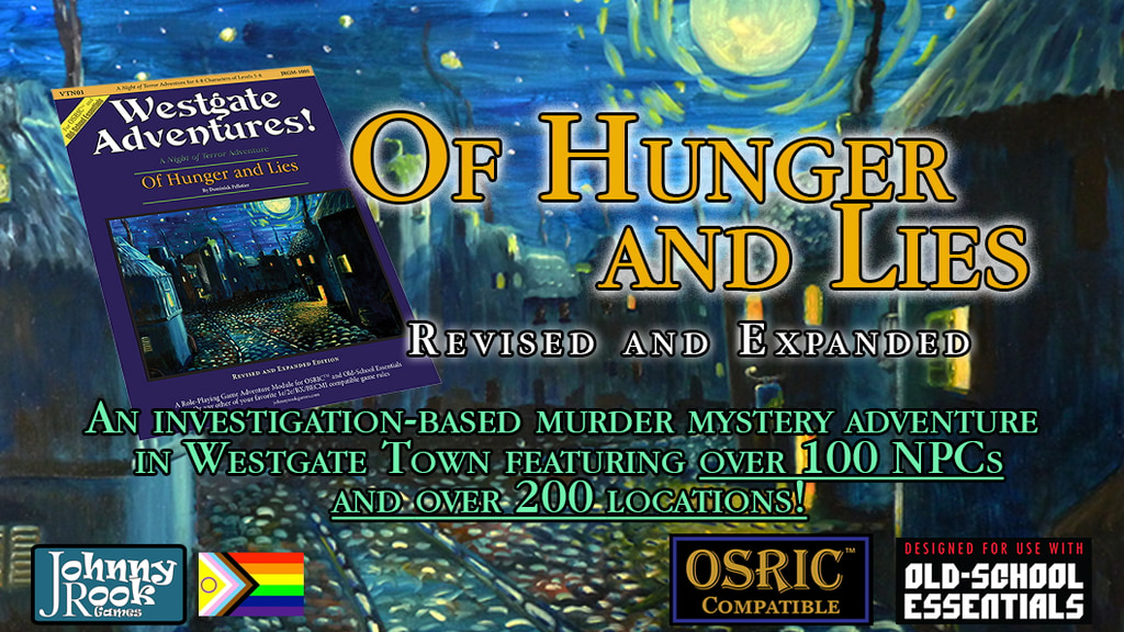 Of Hunger and Lies - A Westgate Adventures! Game Story