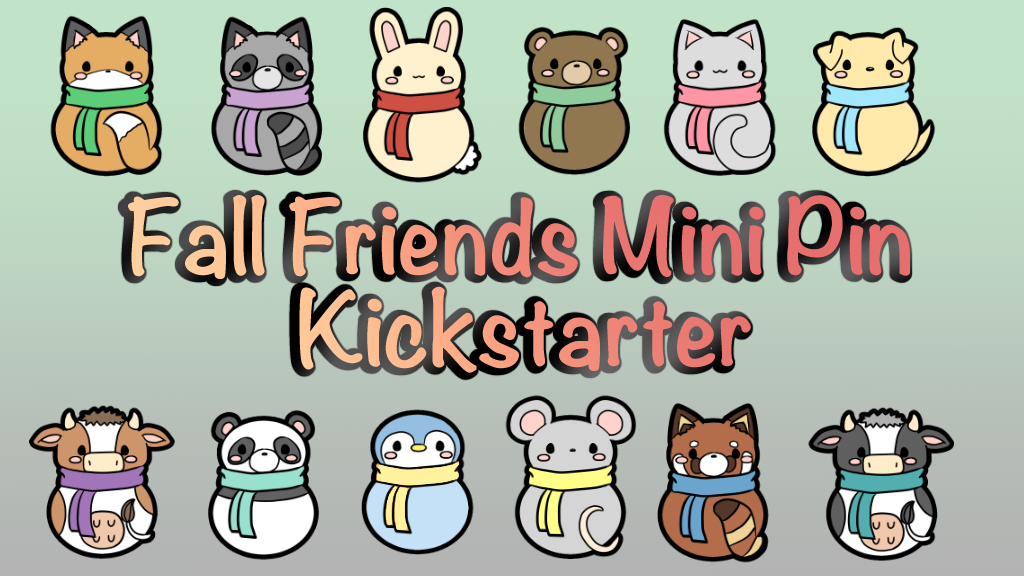 Fall Friends Mini Hard Enamel Pins!