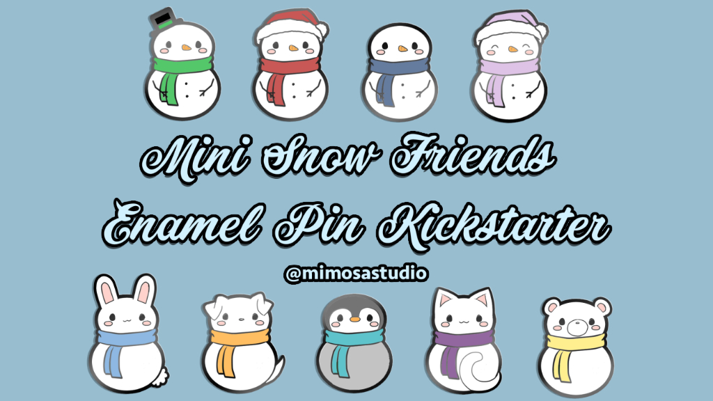 Snow Friends Mini Pins!