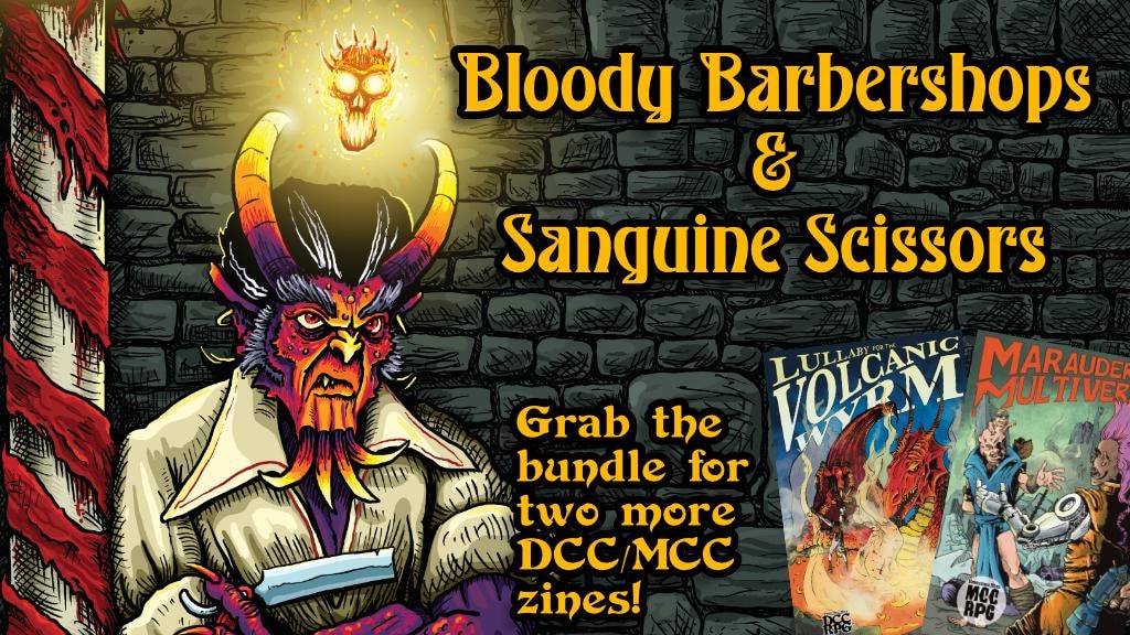 Bloody Barbershops & Sanguine Scissors (DCC RPG)