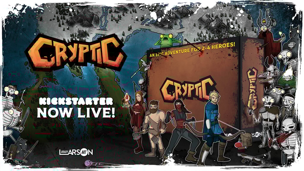 Cryptic Card-based RPG Board Game