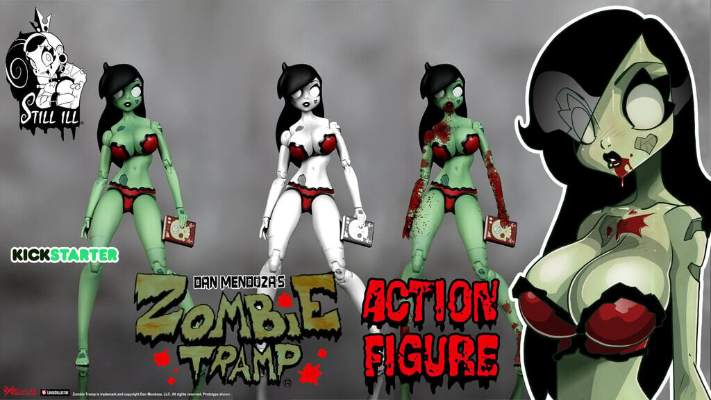 ZOMBIE TRAMP ACTION FIGURE