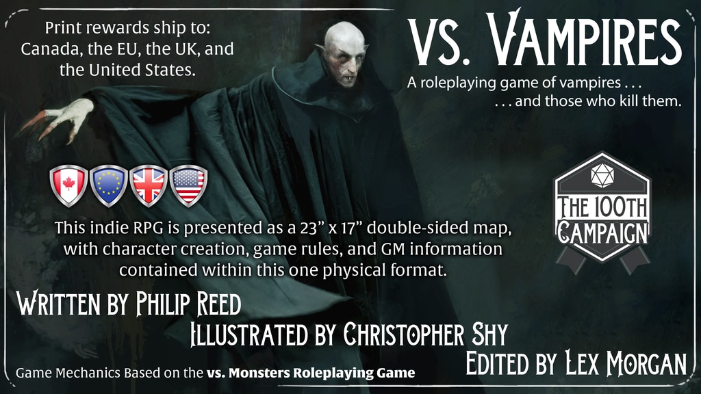 vs. Vampires, an Indie Horror Roleplaying Game