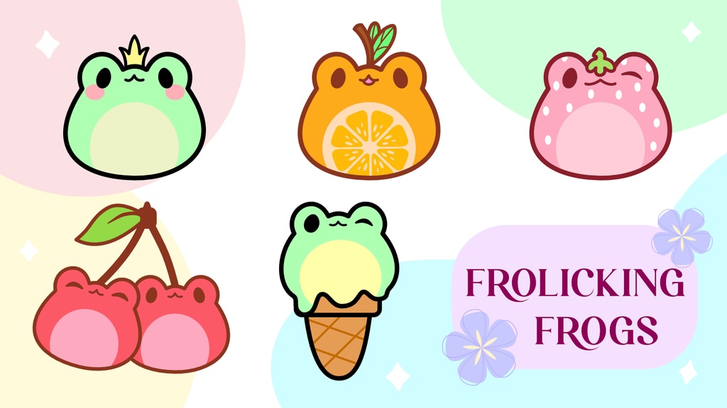 Frolicking Frogs: Charming Collection of Adorable Enamel Pin