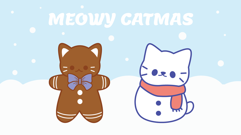 Meowy Catmas | Christmas Holiday Enamel Pins