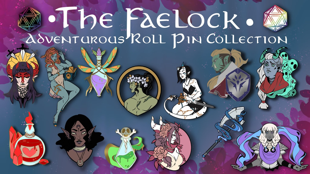 The Faelock - D&D Enamel pin series