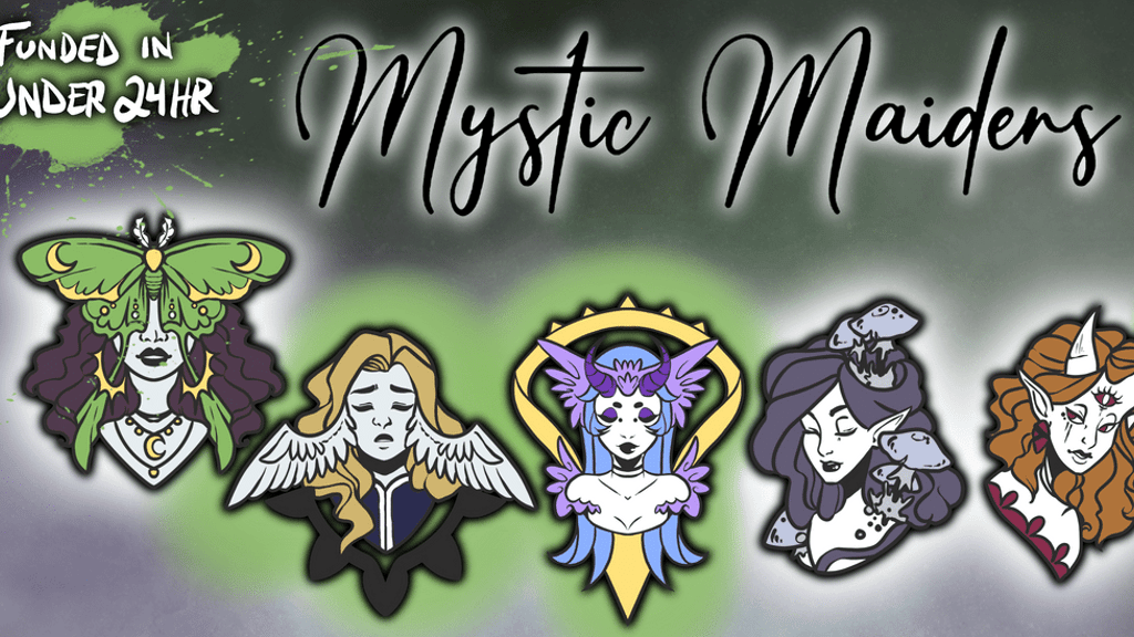 Mystic Maidens : Enamel pin set