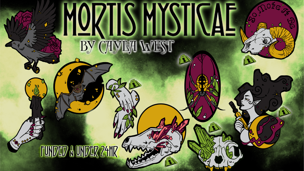 Mortis Mysticae - An Enamel pin set