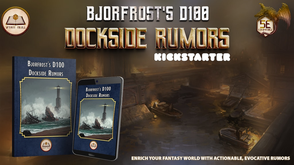 Bjorfrost's d100 Dockside Rumors for D&D 5e