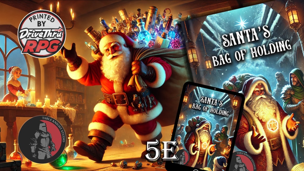 Santa's Bag of Holding: 100+ New Magic Items for 5e