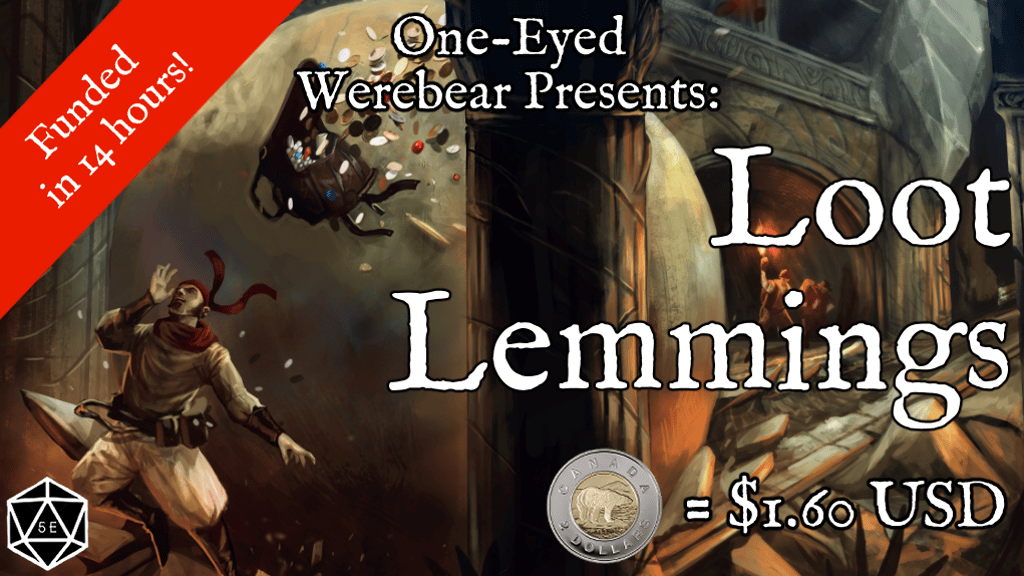 Loot Lemmings: A 5e Drop-and-Play Adventure