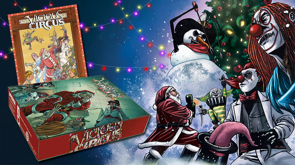 The Vicious Circus 4-Issue Killer Clown CHRISTMAS BOX SET