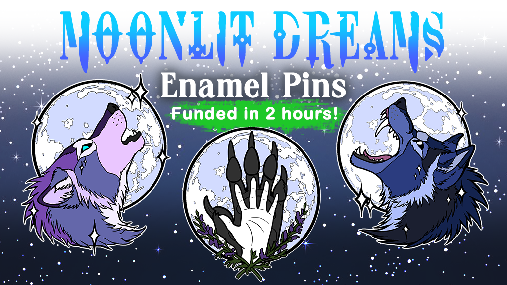 Moonlit Dreams: Werewolf Enamel Pins