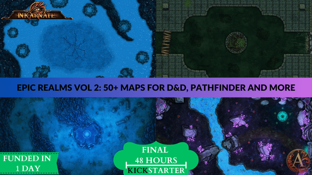 Epic Realms Vol 2: 50+ Maps for DnD, Pathfinder, and More