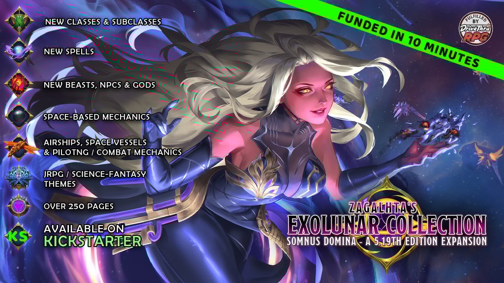 Zagalhta's Exolunar Collection: A 5th Edition Expansion