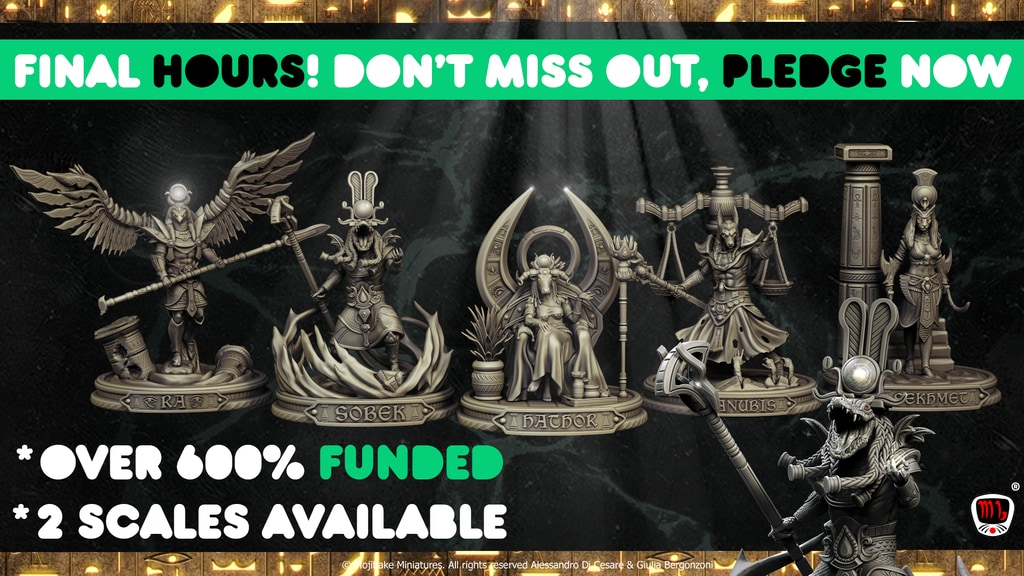 Pantheon Vol.1: LORE OF THE NILE | 3D STL tabletops